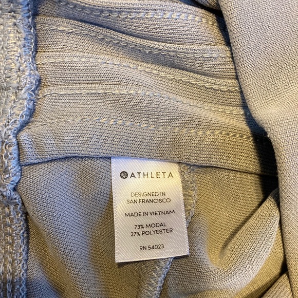 Athleta | Serenity Gray Track Pant Silver Bells - Picture 8 of 10